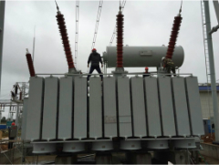 Photo of 252kV Transformer Bushing Installation in Enshi, Hubei Province